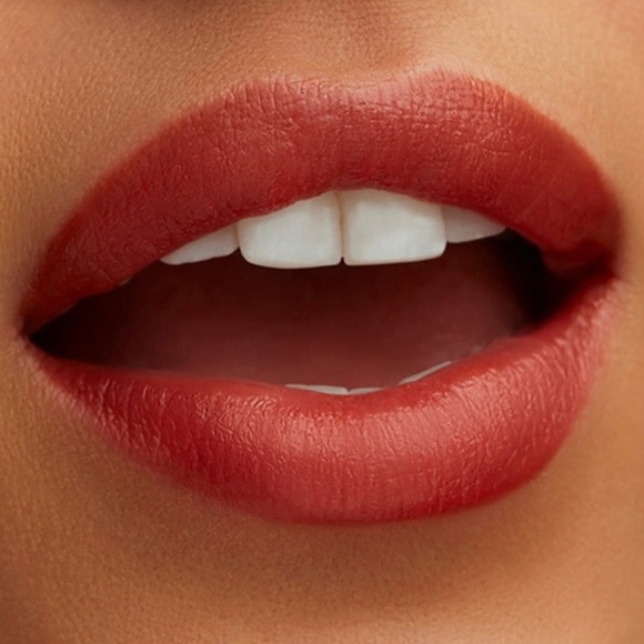 MAC Lipstick Local Celeb Lustreglass Burnt Orange Long Wearing Shine Full Size - Picture 3 of 10